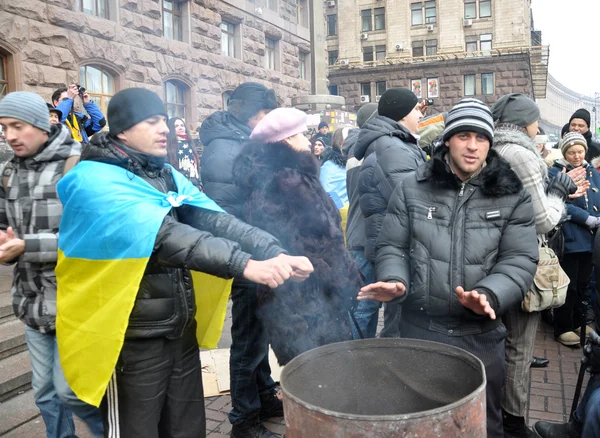 Kyiv Maidan Revolution Fordele _ 20 - Stock-foto