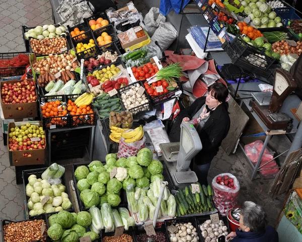 Mercado interior de alimentos _ 3 — Foto de Stock