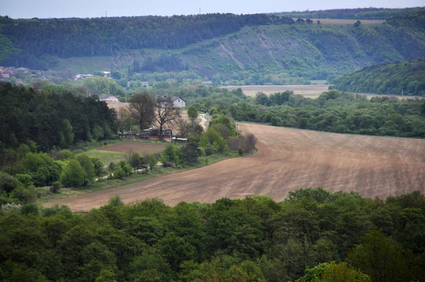 Багатогранний панорамний краєвид — стокове фото