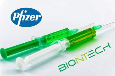 Biontech ve Pfizer Coronavirus 'a karşı aşı dozları