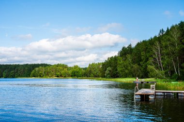 Calm lake view in Labanoro Regioninis Parkas