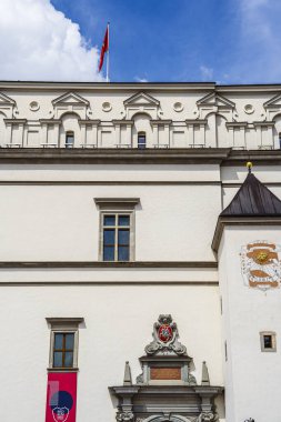 Vilnius Litvanya 'daki binanın mimari detayları