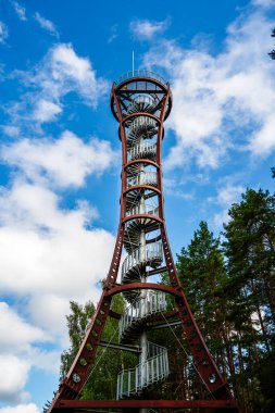 Labanoro bölge parkındaki kule yapısı, Litvanya