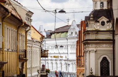 Vilnius Litvanya 'daki tarihi binalar