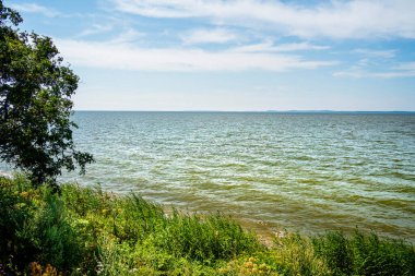 Litvanya 'nın kıyı şeridindeki Cape Vente manzarası