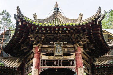 Çin 'deki Xian Camii' nin dekoratif mimarisi