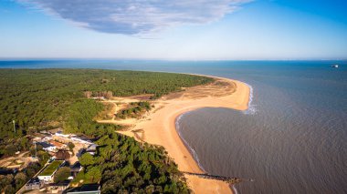 Oleron Adası Sahil Hattı, Charente, Fransa
