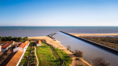 Oleron Adası Sahil Hattı, Charente, Fransa