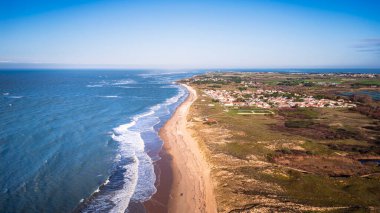 Oleron Adası Sahil Hattı, Charente, Fransa