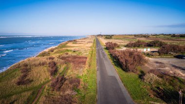 Oleron Adası Sahil Hattı, Charente, Fransa