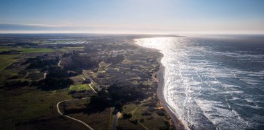 Oleron Adası Sahil Hattı, Charente, Fransa