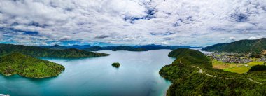 Victoria 'nın panoramik manzarası Kulağa hoş geliyor