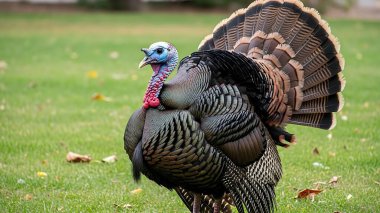 Vahşi Türkiye Tom kasıla kasıla yürüyen ve tüyleri gösteren
