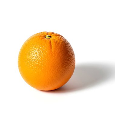 Beyaz arka planda portakal meyvesi