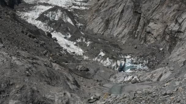 Ледник в Франц-Йозеф — стоковое видео