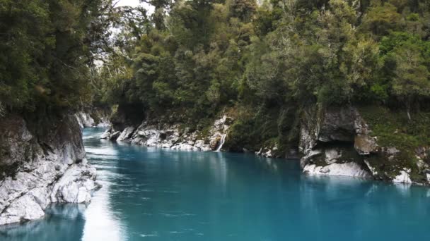 Hokitika gorge Yeni Zelanda — Stok video