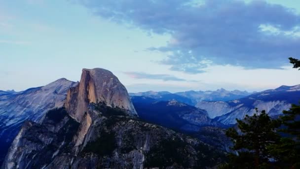 Красивая долина Йосемити — стоковое видео
