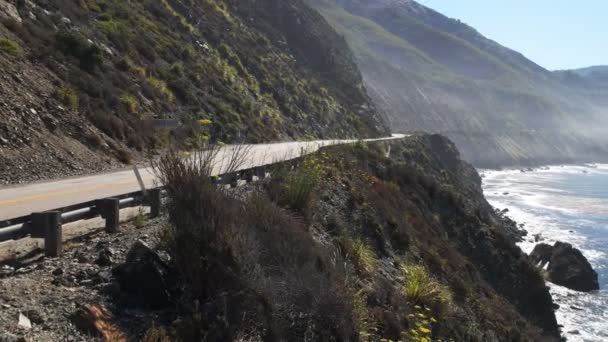 Nebbia grande sur mattina — Video Stock