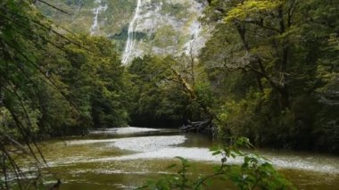 Clinton Nehri ile Hirere Falls