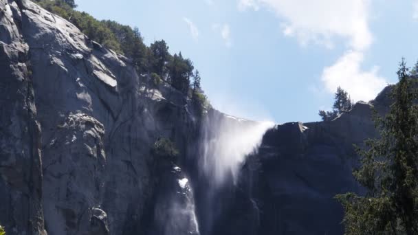 Yosemite bridalveil falls — Wideo stockowe