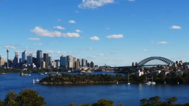 Tráfico portuario de Sydney — Vídeo de stock