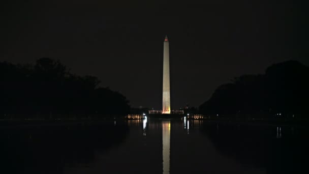 Washington monument in washington — Stock Video