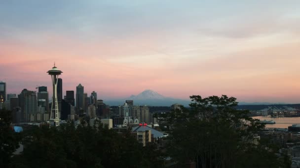 A agulha espacial em Seattle — Vídeo de Stock