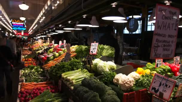 Pike Place Market, Seattle-ben — Stock videók