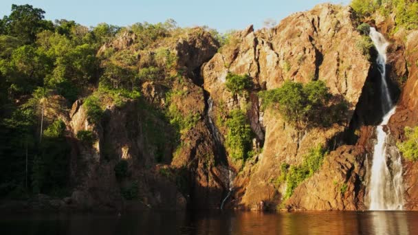 李治菲特国家公园的但瀑布 — 图库视频影像