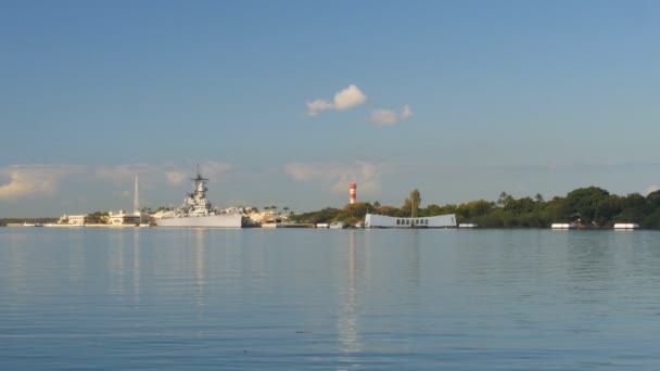 Pearl Harbor'da Arizona Anıtı — Stok video