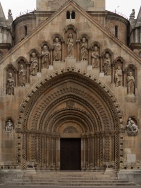 BUDAPEST, HUNGARY - MAYIS, 27, 2019: Jaki Şapeli 'nin Önü