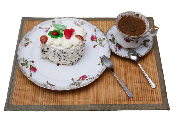 Pyszne ciasto do kawy — Zdjęcie stockowe