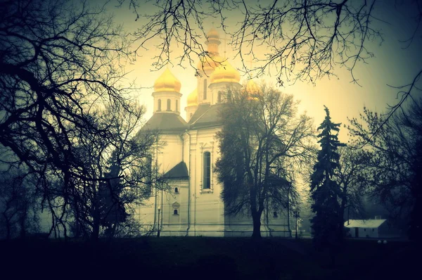 Ukrajina, Černigovský city - kostel — Stock fotografie