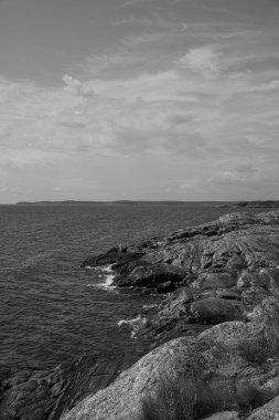 Yazın kıyı manzaralarının manzarası