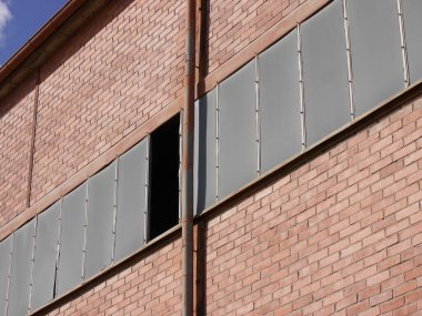 View of an abandoned industrial building