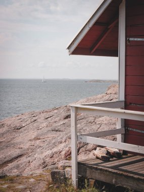 Manzaralı deniz manzarası