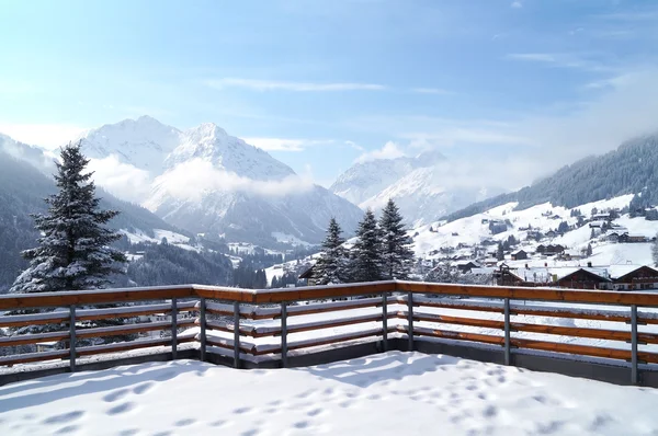 Pegunungan di musim dingin — Stok Foto