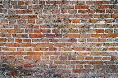 Kahverengi tuğla duvar