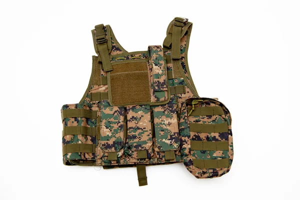 Yeşil vücut zırh askeri için