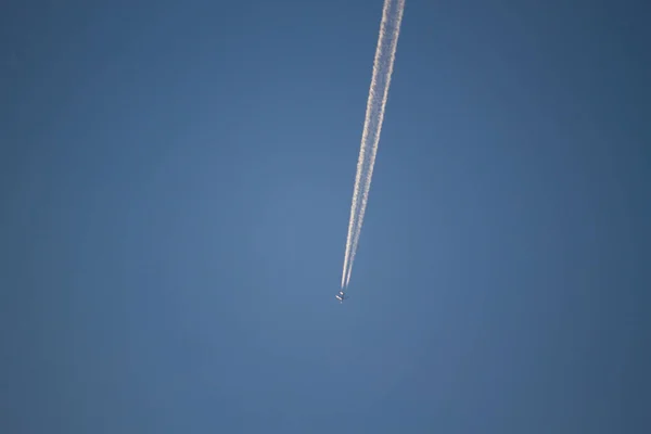 Plane High Sky — Stock Photo, Image