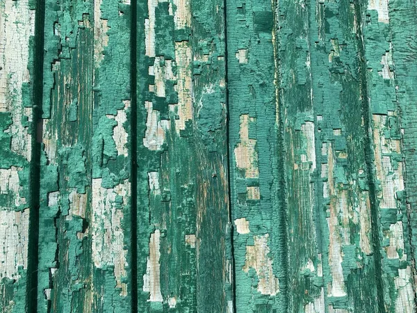 Grunge Porte Verte Vieille Porte Bois — Photo