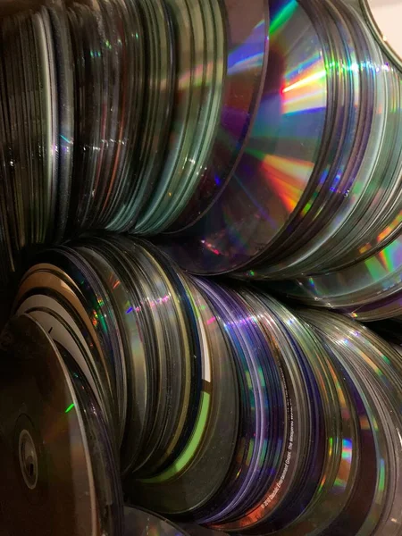 Many Disks Retro Background — Stock Photo, Image