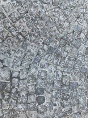 Eski bir tuğla duvarın parçası