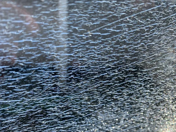 Achtergrond Met Gebroken Glas Gebarsten Glas — Stockfoto