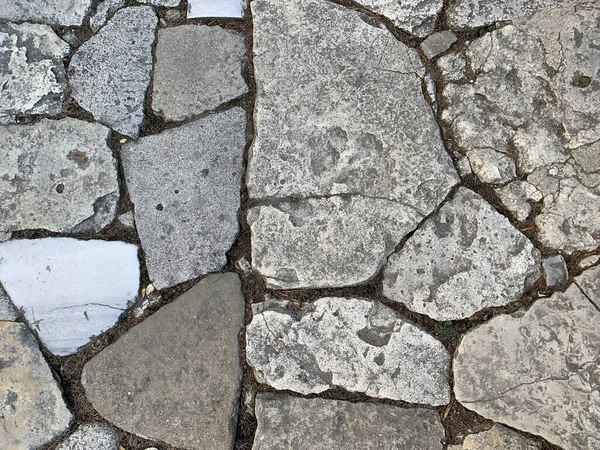 Deel Van Een Oude Stenen Muur — Stockfoto