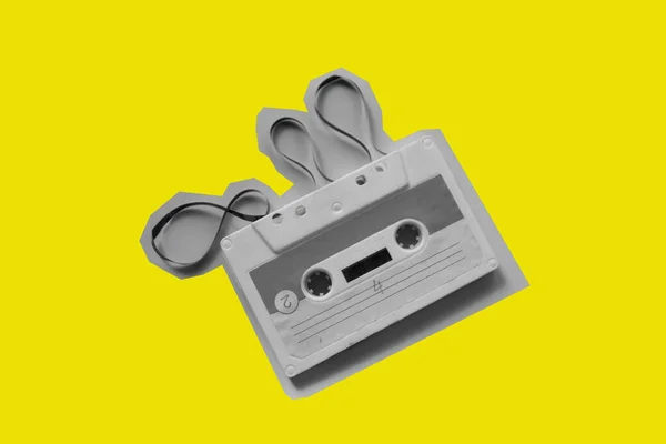 Vintage audio cassette. close up