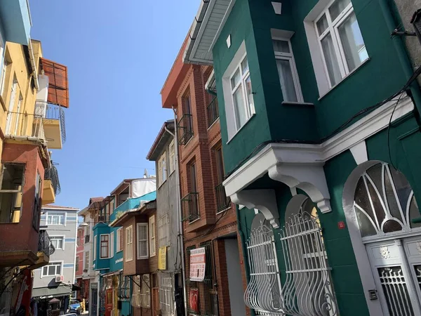 Rue Istanbul Quartier Balat Photo De Stock