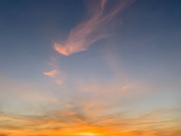 Cielo Colorato Alba Paesaggio Naturale — Foto Stock