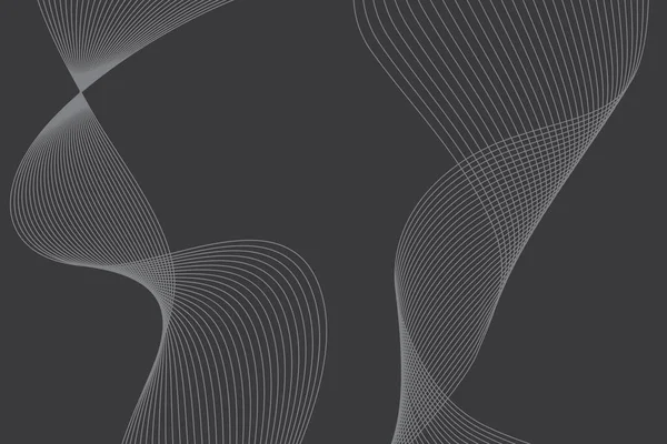 Абстрактный Фон Повторяющимися Извилистыми Линиями Волнах Простое Современное Творческое Геометрическое — стоковый вектор