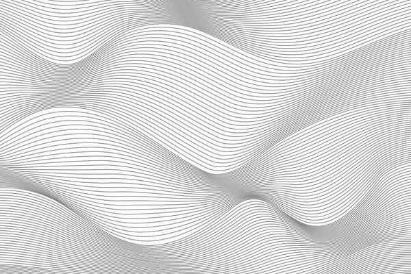 Soyut arkaplan deseni dalga soyutlamasında tekrarlanan çizgilerle yapılır. Basit, modern, yaratıcı geometrik vektör sanatı.